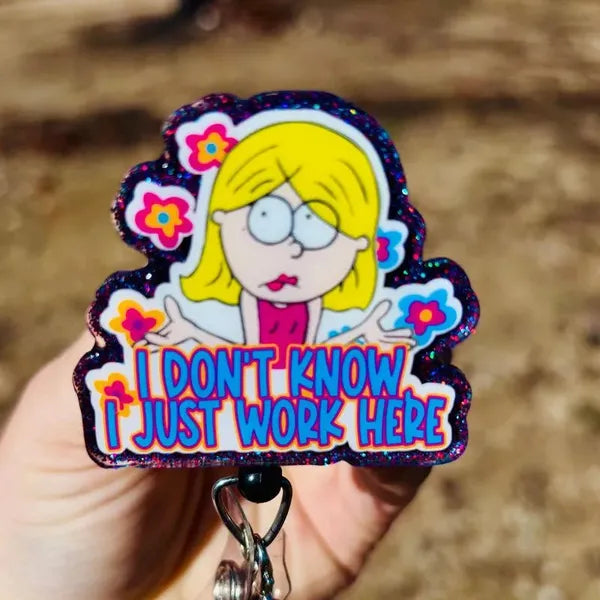 Lizzie McGuire I Don't Know I Just Work Here Badge Reel