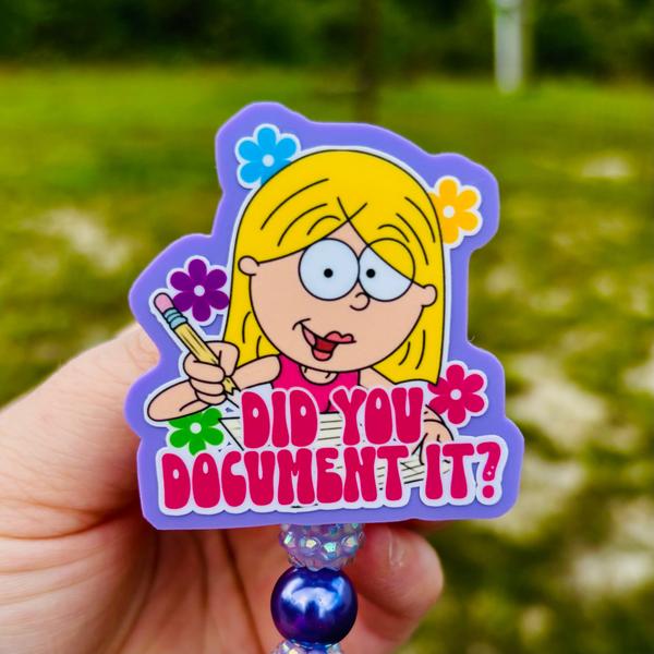 Lizzie McGuire did you document it badge reel