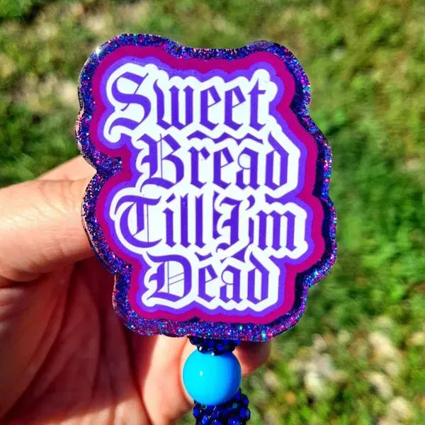 Mexican Sweet Bread Concha Badge Reel