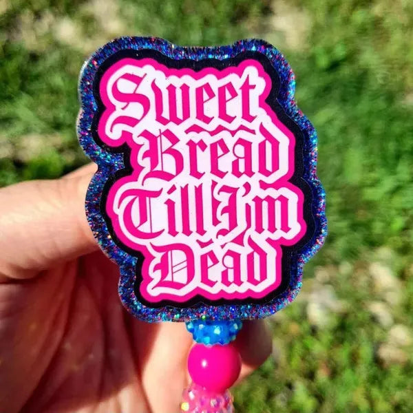 Mexican Sweet Bread Concha Badge Reel