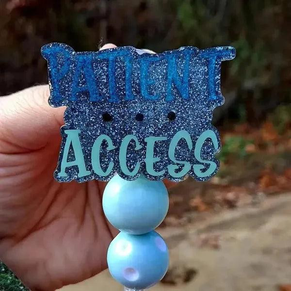 Patient Access Work Id Badge Reel Holder Clip