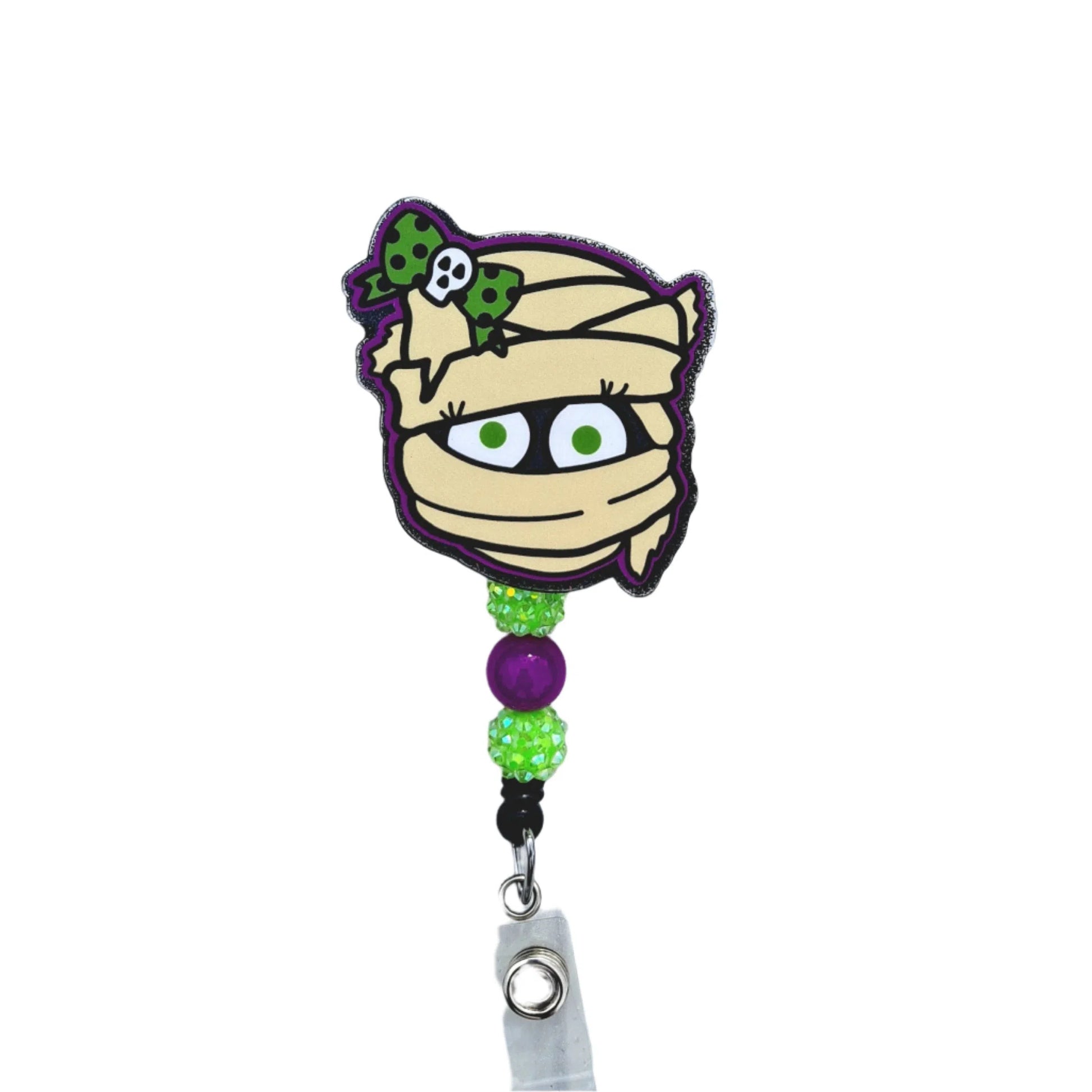 Cute Halloween Mummy Badge Reel