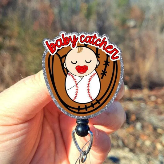 Baby Catcher Badge Reel