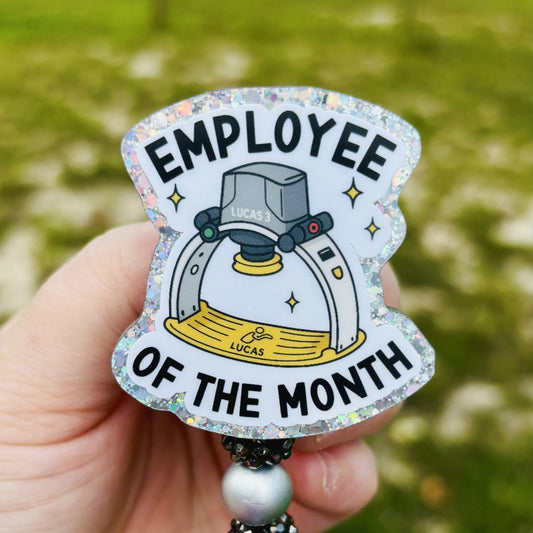 Funny Employee of the Month Lucas 3 Badge Reel