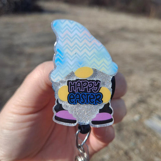 Happy Easter Gnome Badge Reel