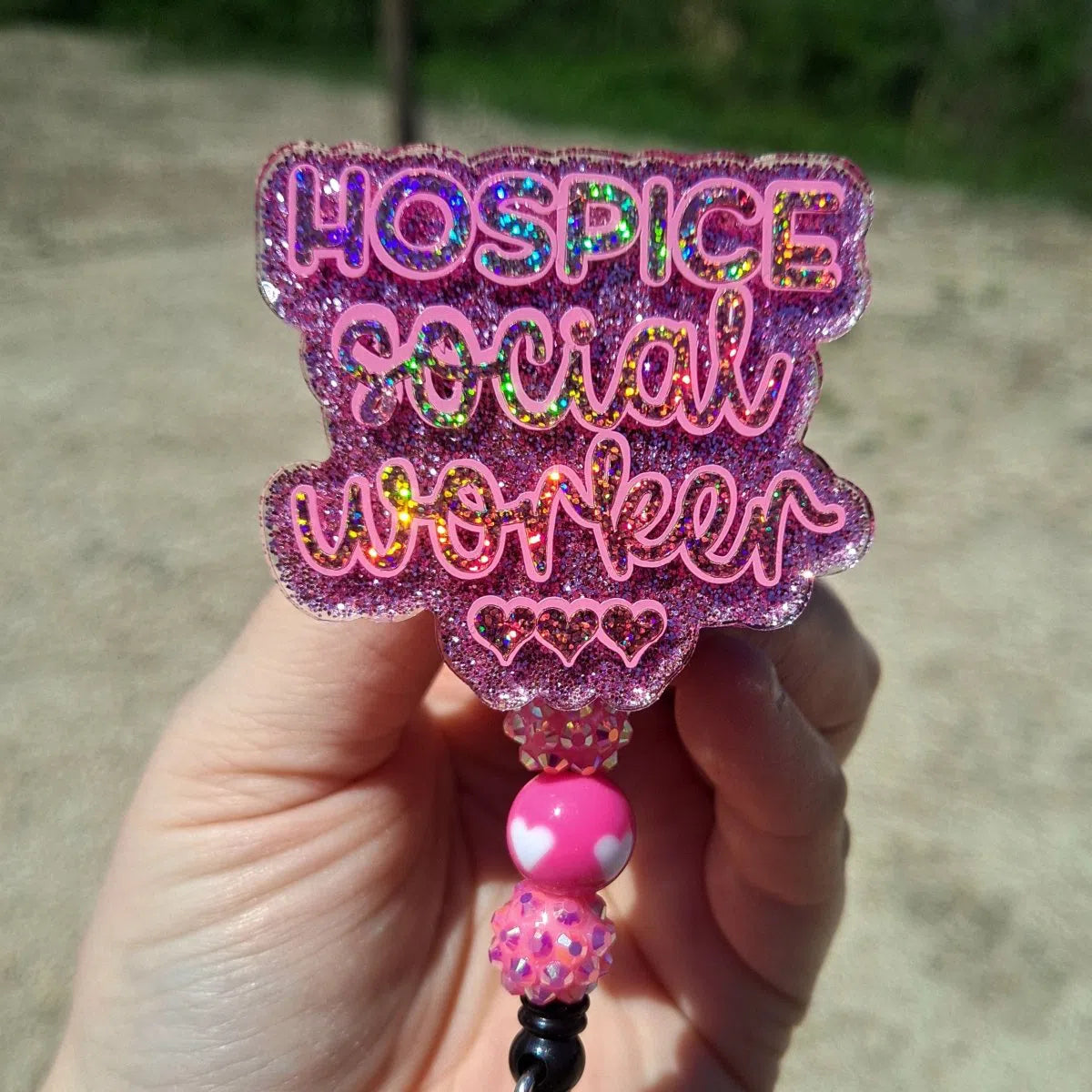 Hospice Social Worker Badge Reel