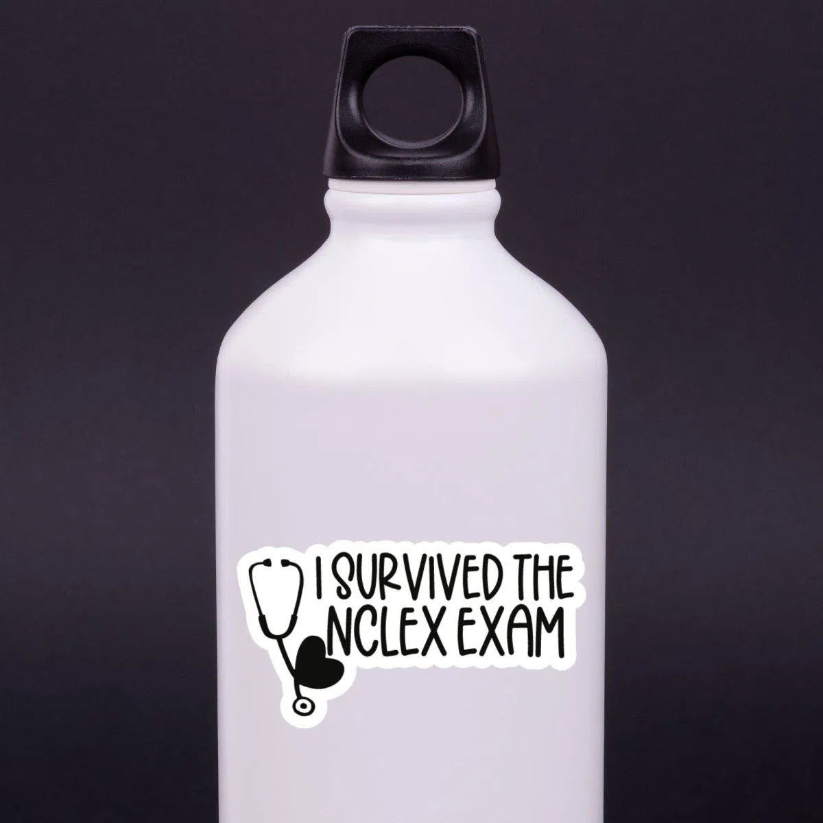 I survived the Nclex Exam Vinyl Sticker.