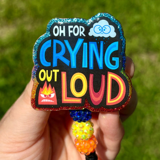 Inside Out 2 For Crying out Loud Badge Reel