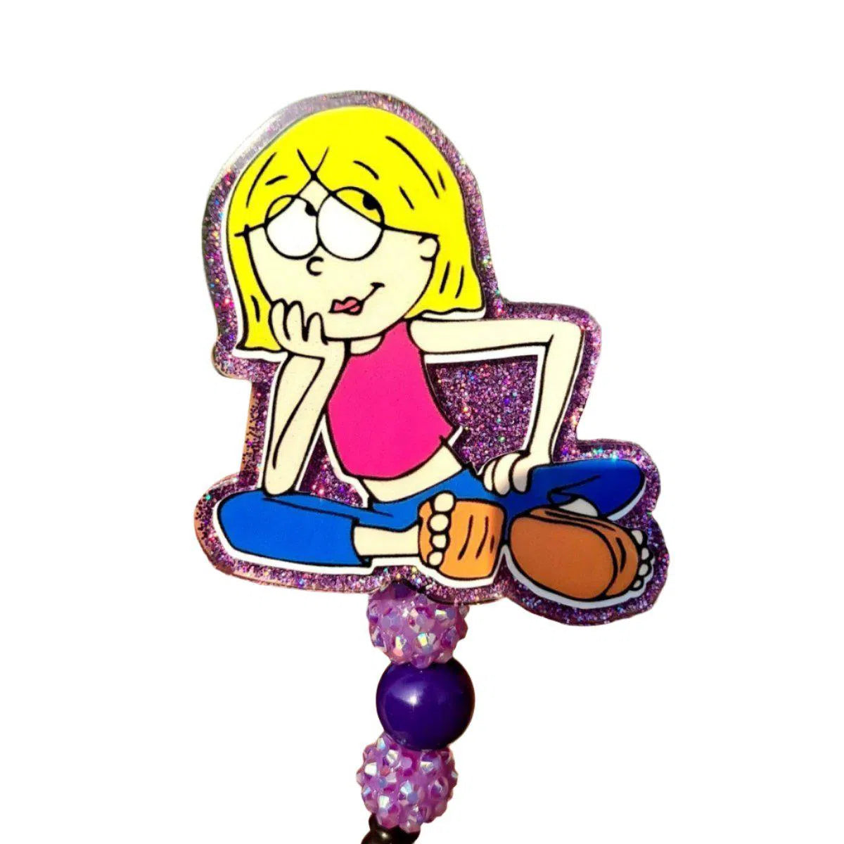 Lizzie McGuire Work Id Badge Reel Hold Clip.