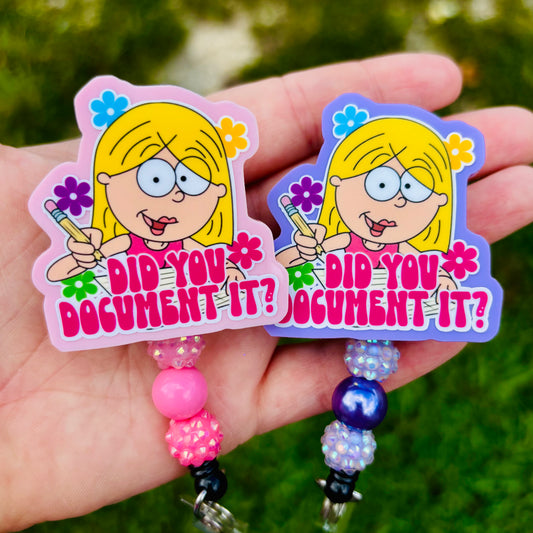 Lizzie McGuire did you document it badge reel