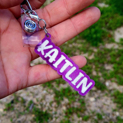 Name Tag Charm for Work Id Badge Reel Holder.