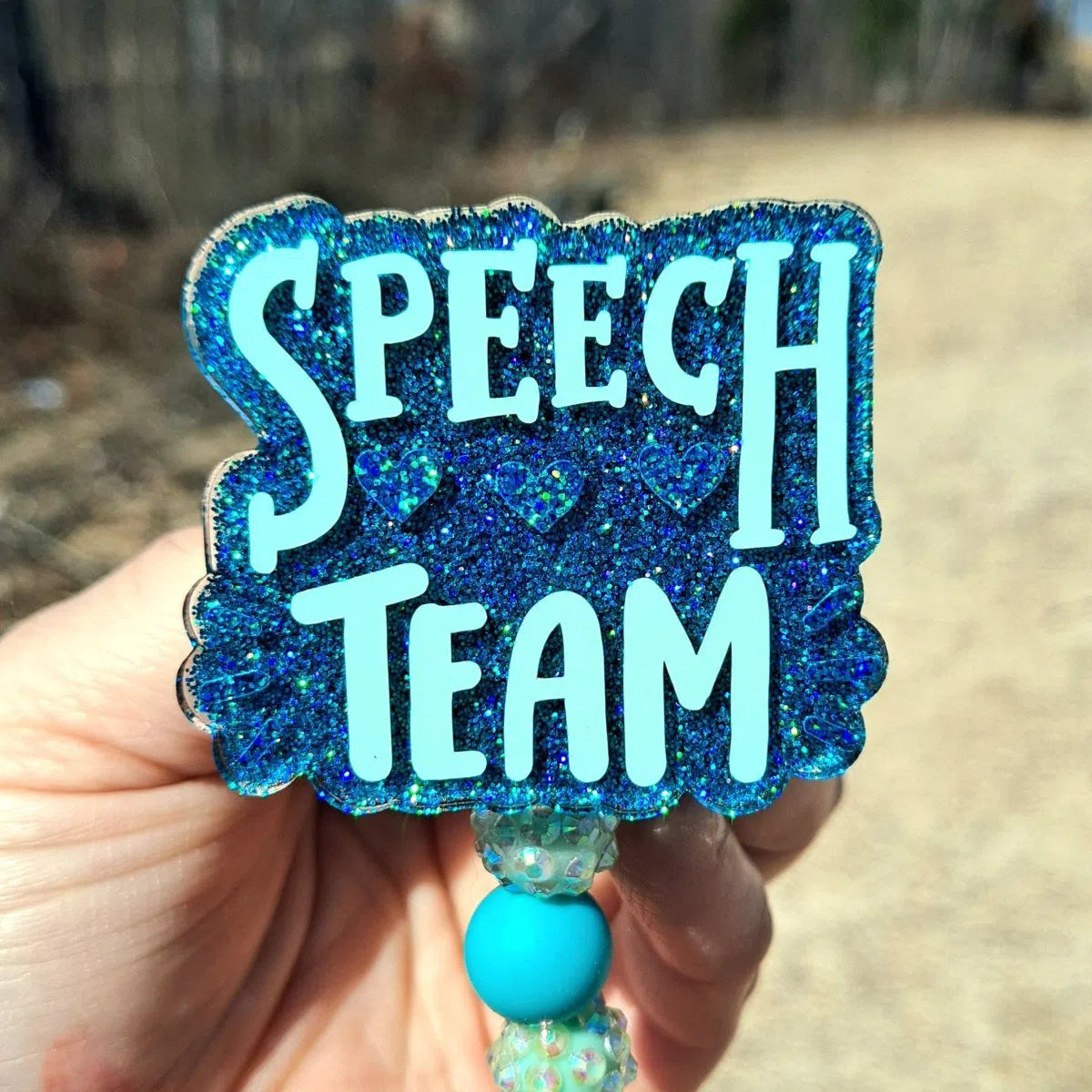 Speech Team Work Id Badge Reel