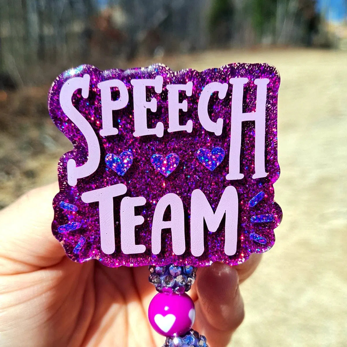 Speech Team Work Id Badge Reel