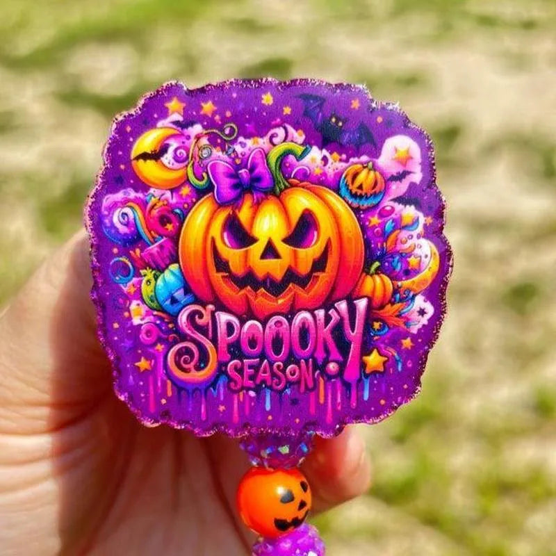 Spooky Season Halloween Badge Reel