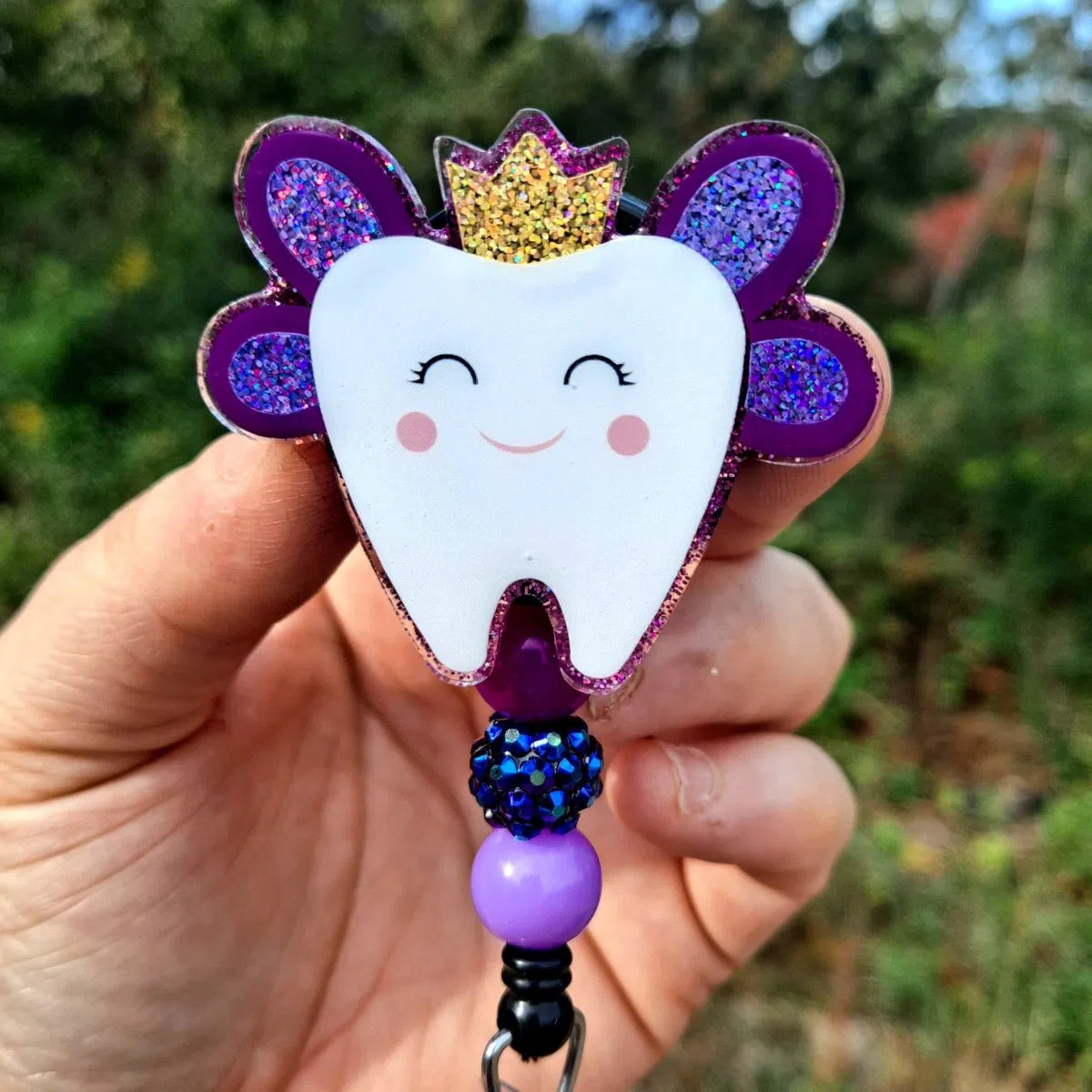 Tooth Fairy Badge Reel Holder Clip.