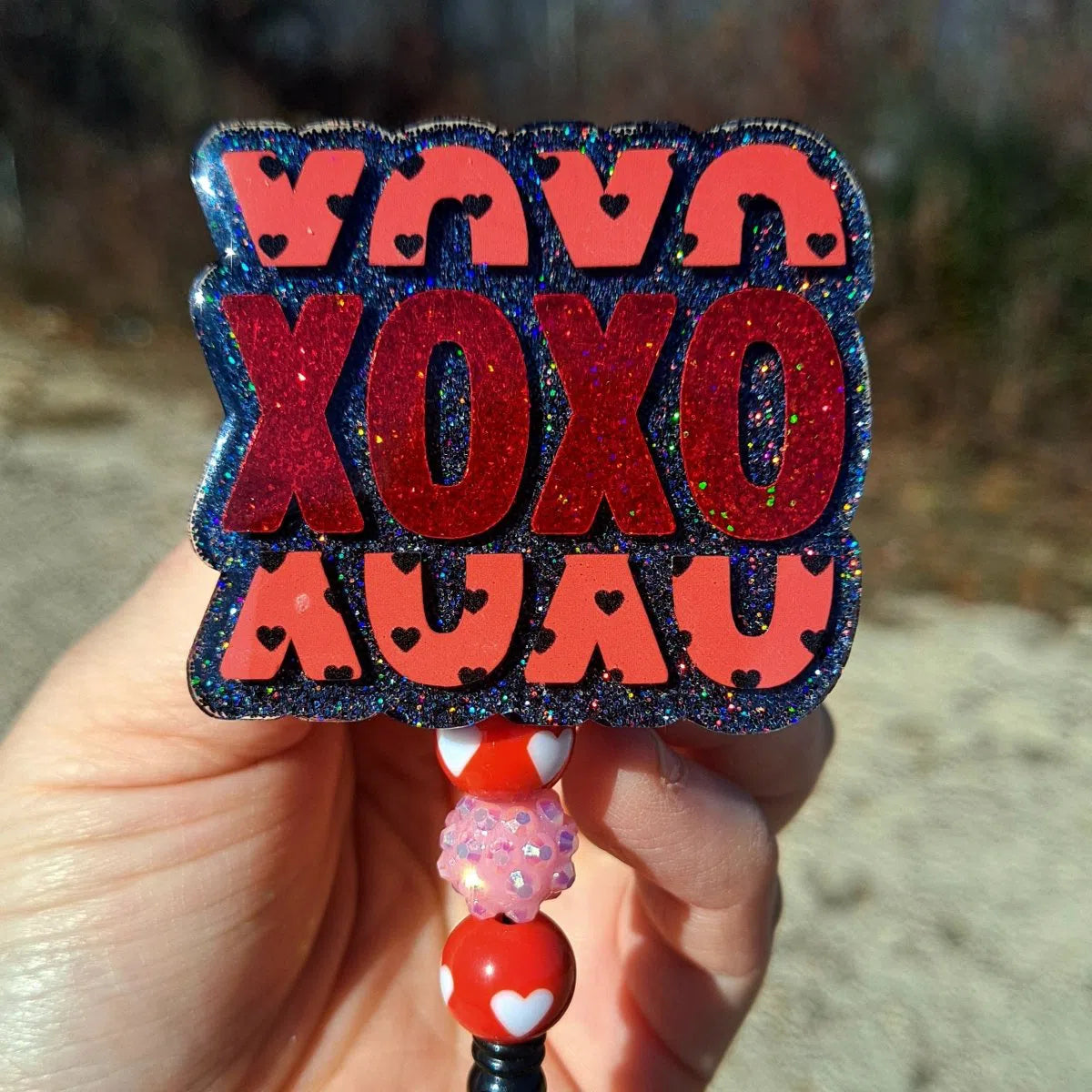 Valentine's Day XOXO Badge Reel