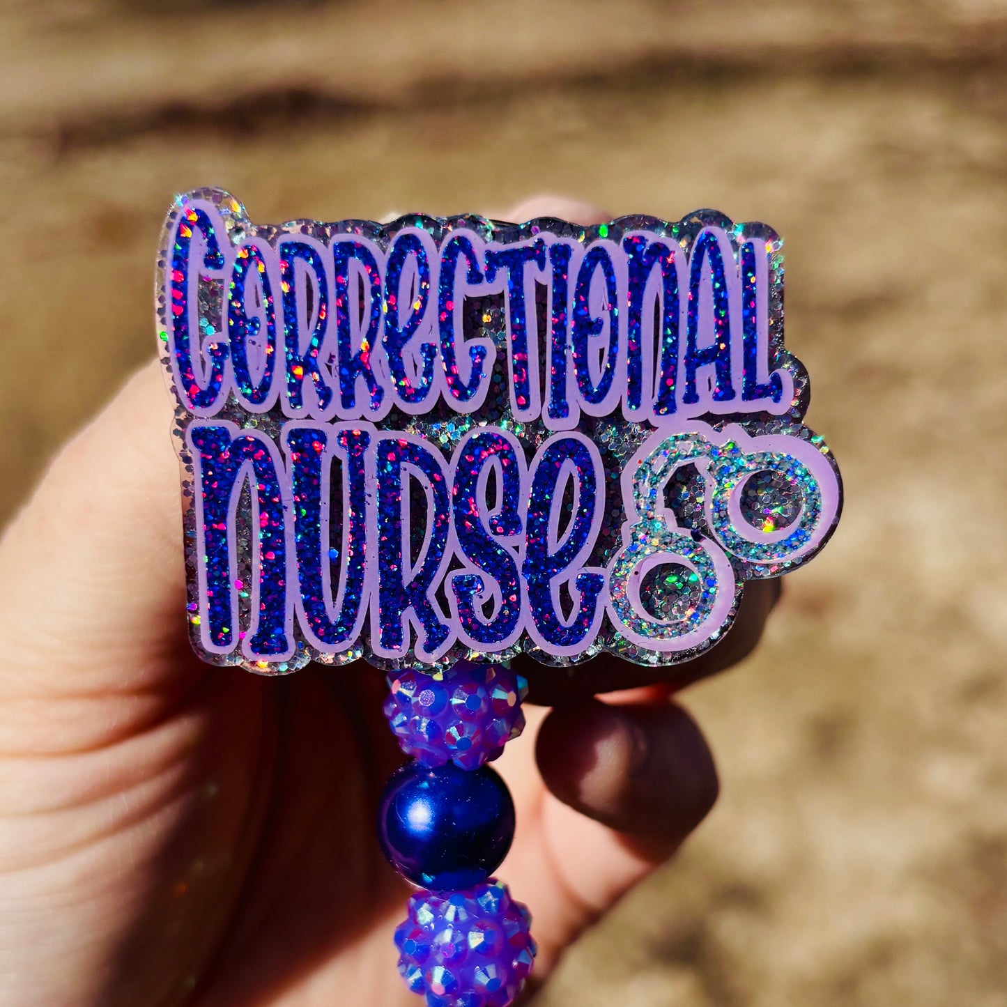 Correctional Nurse Work Id Badge Reel