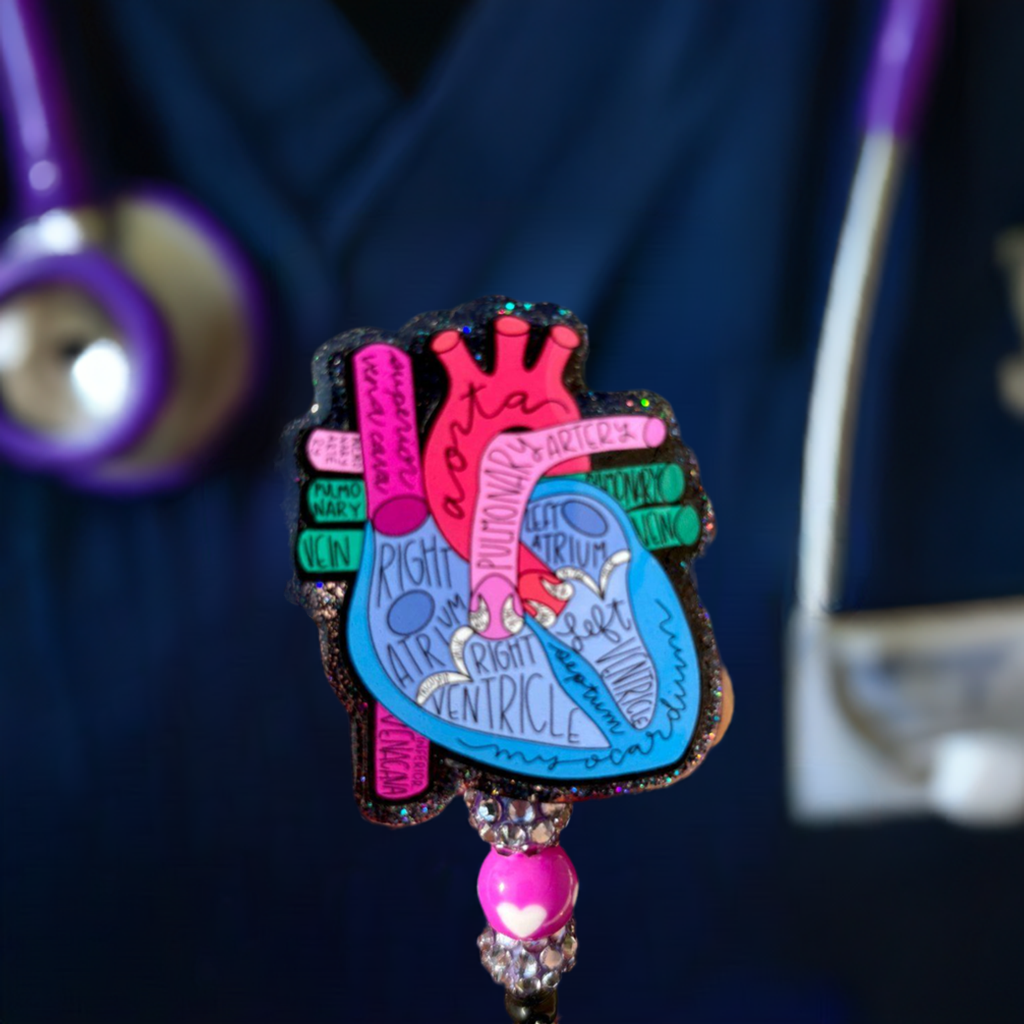 Anatomical Heart Badge Reel